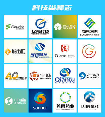 企業商標標志設計店鋪logo設計店標網站字體原創設計公司品牌